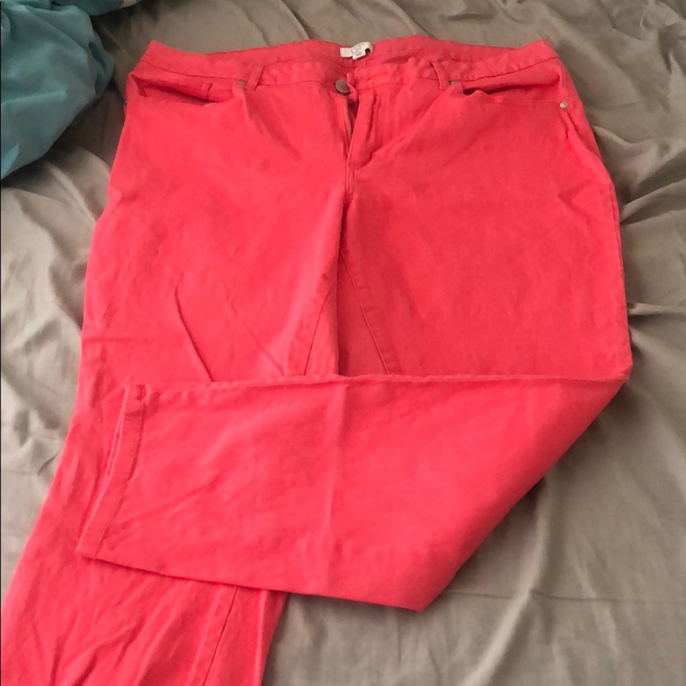 Crown and Ivy Pink Jeans